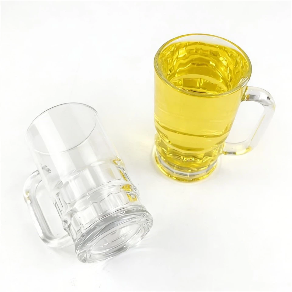 Sturdy Handle Sodium-calcium Glass Beer Mug suppliers